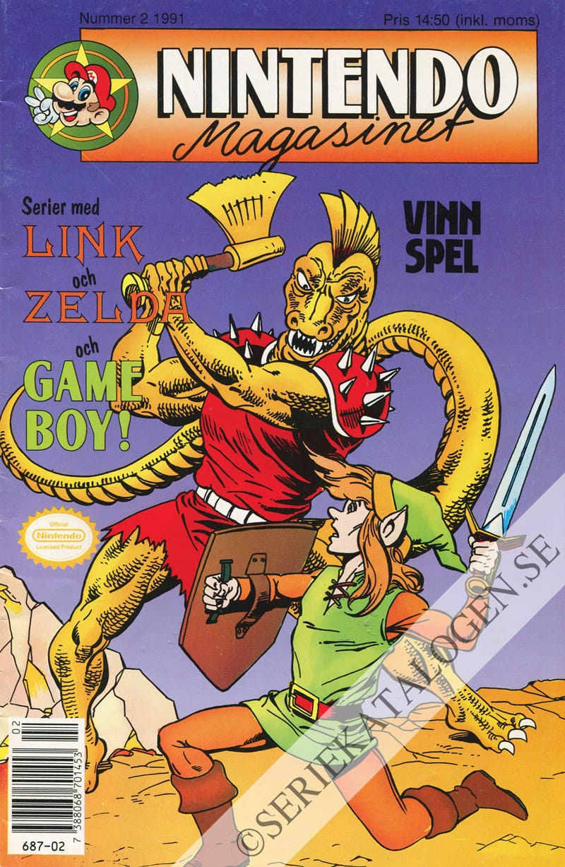 Framsida på Nintendo magasinet #2 (1991)