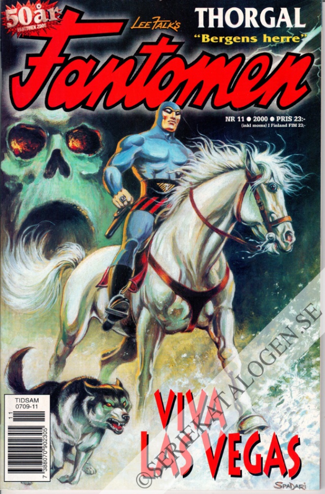 Framsida på Fantomen #11 (2000)