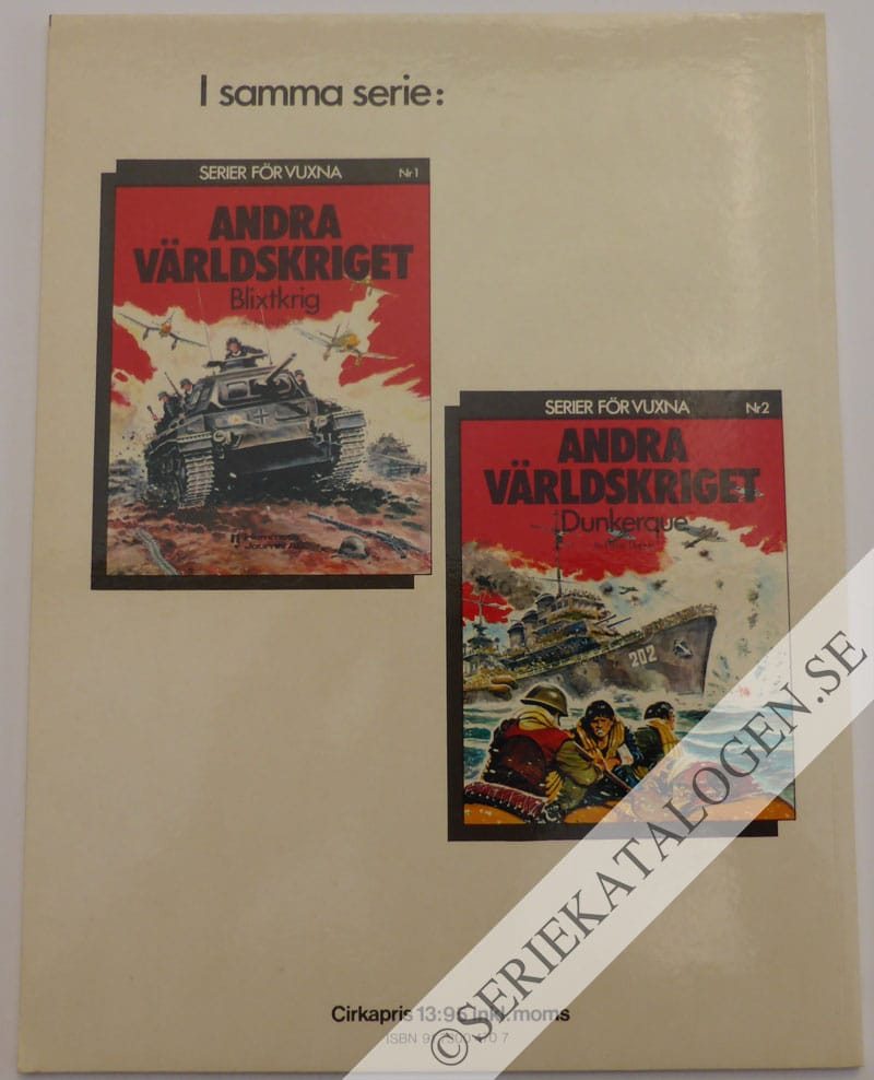 Baksida på Slaget om Storbritannien (1977)