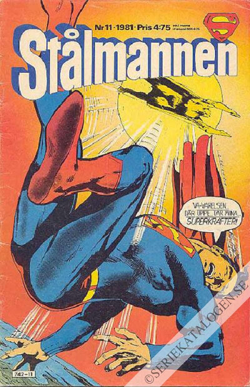 Framsida på Stålmannen #11 (1981)