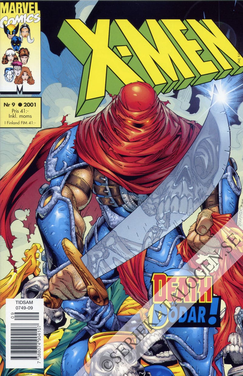 Framsida på X-Men #9 (2001)