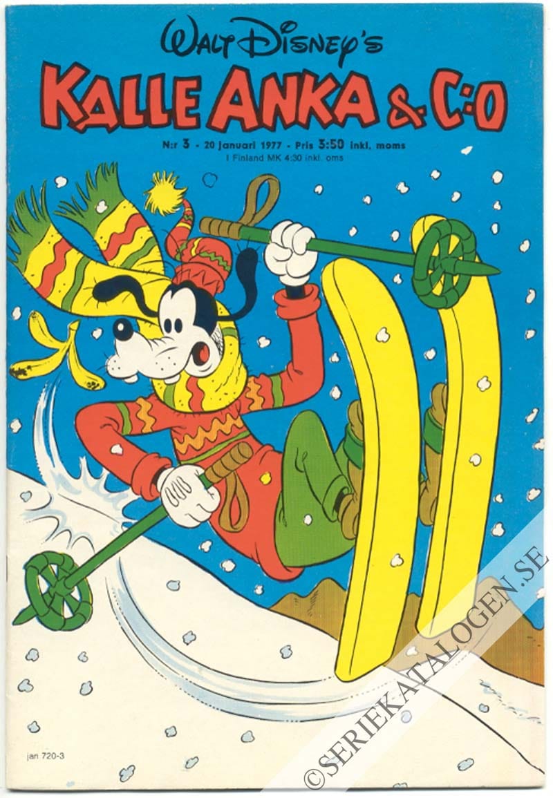 Framsida på Kalle Anka & C:o #3 (1977)