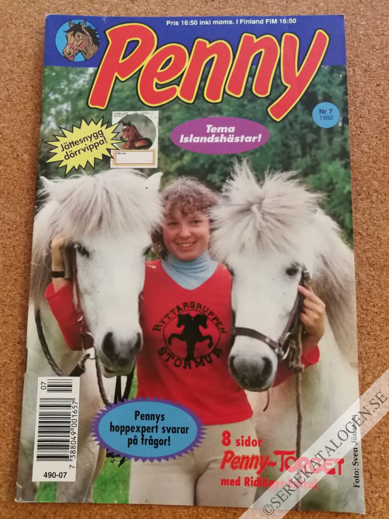 Framsida på Penny #7 (1992)