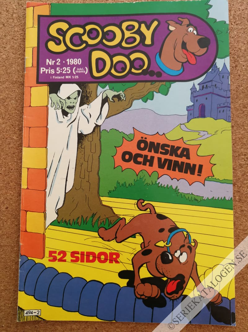 Framsida på Scooby Doo #2 (1980)