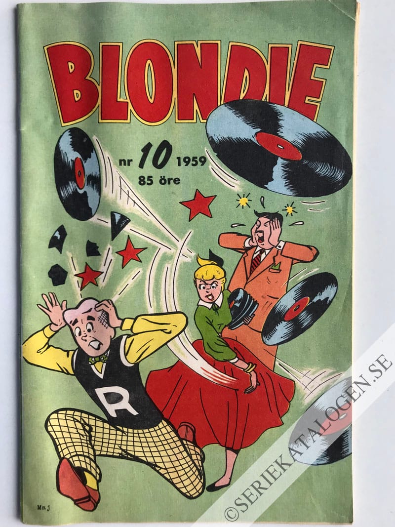 Framsida på Blondie #10 (1959)