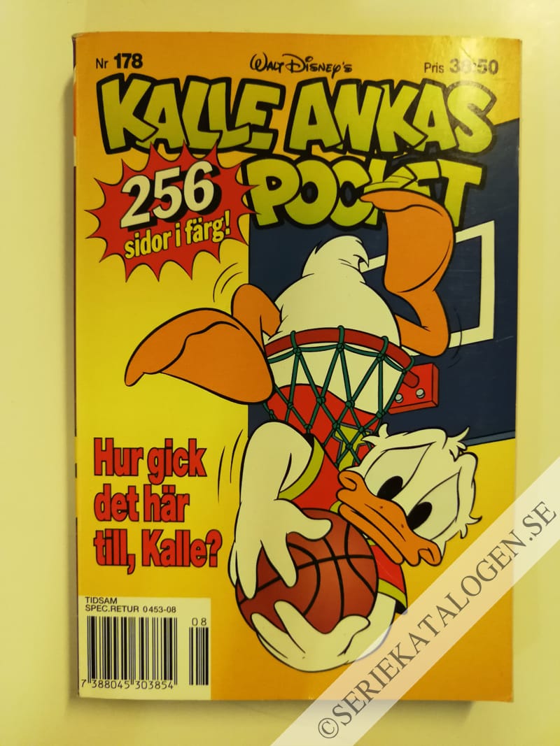 Framsida på Kalle Ankas pocket #178 - Hur gick det här till, Kalle? (1995)