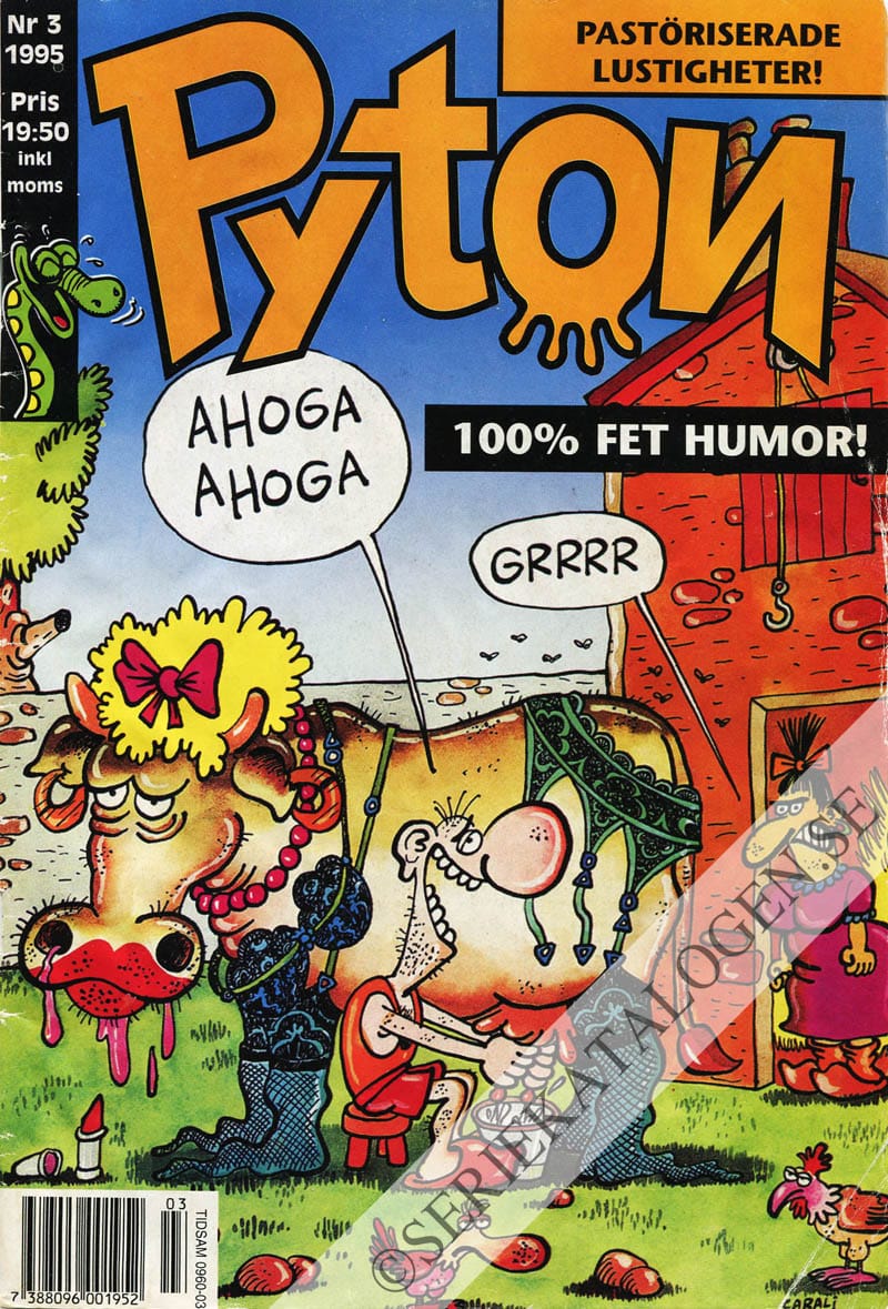 Framsida på Pyton #3 (1995)