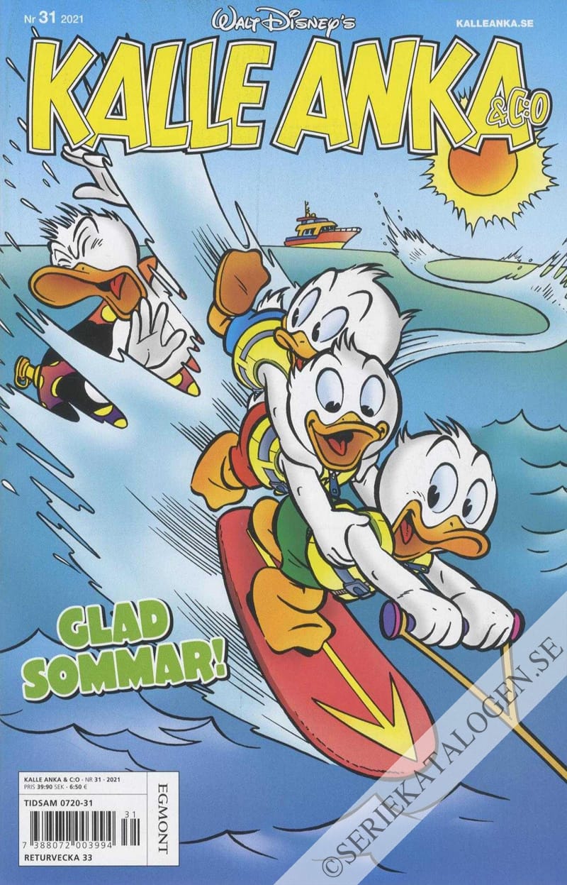 Framsida på Kalle Anka & C:o #31 (2021)