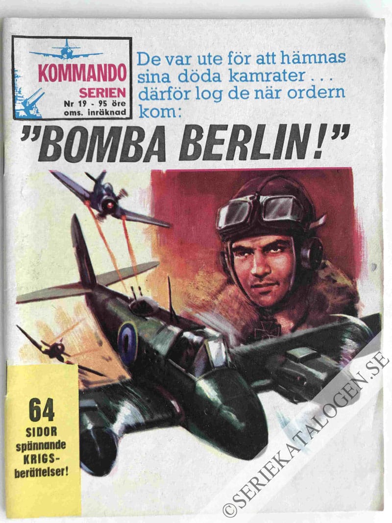 Framsida på Kommandoserien Bomba Berlin (1963)