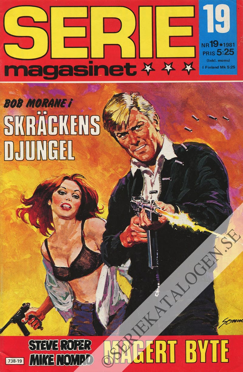Framsida på Seriemagasinet #19 (1981)