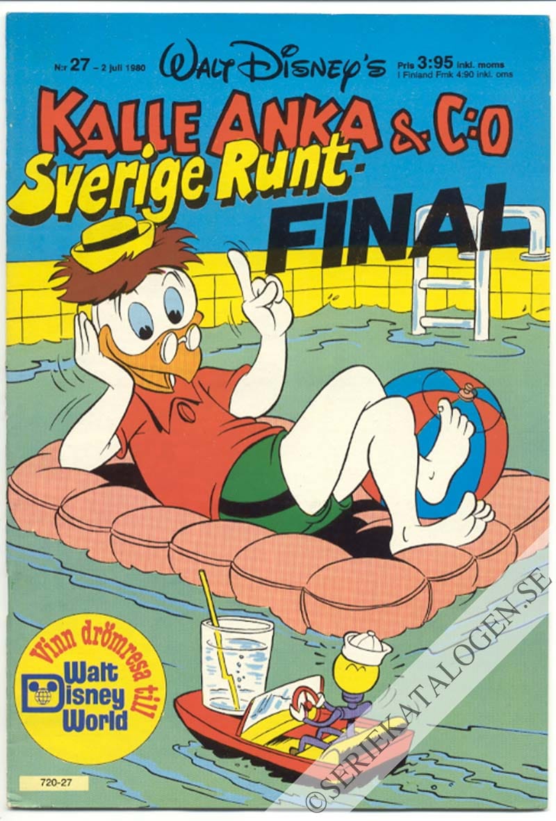 Framsida på Kalle Anka & C:o #27 (1980)
