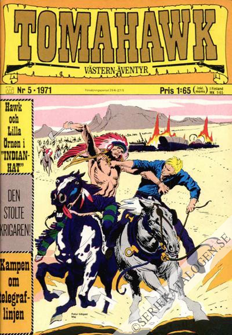 Framsida på Tomahawk #5 (1971)