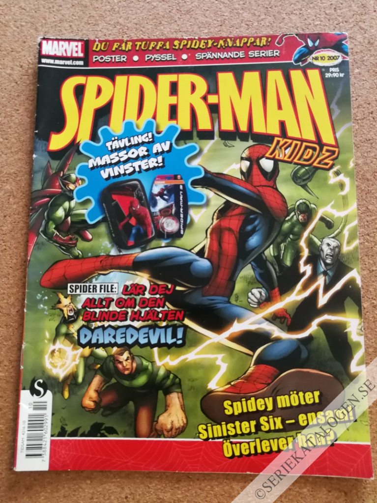 Framsida på Spider-Man Kidz #10 (2007)