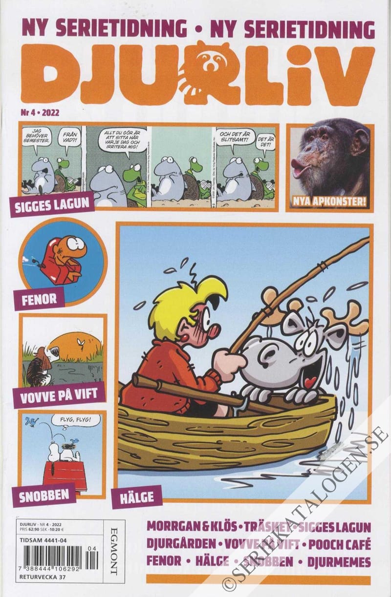 Framsida på Djurliv #4 (2022)
