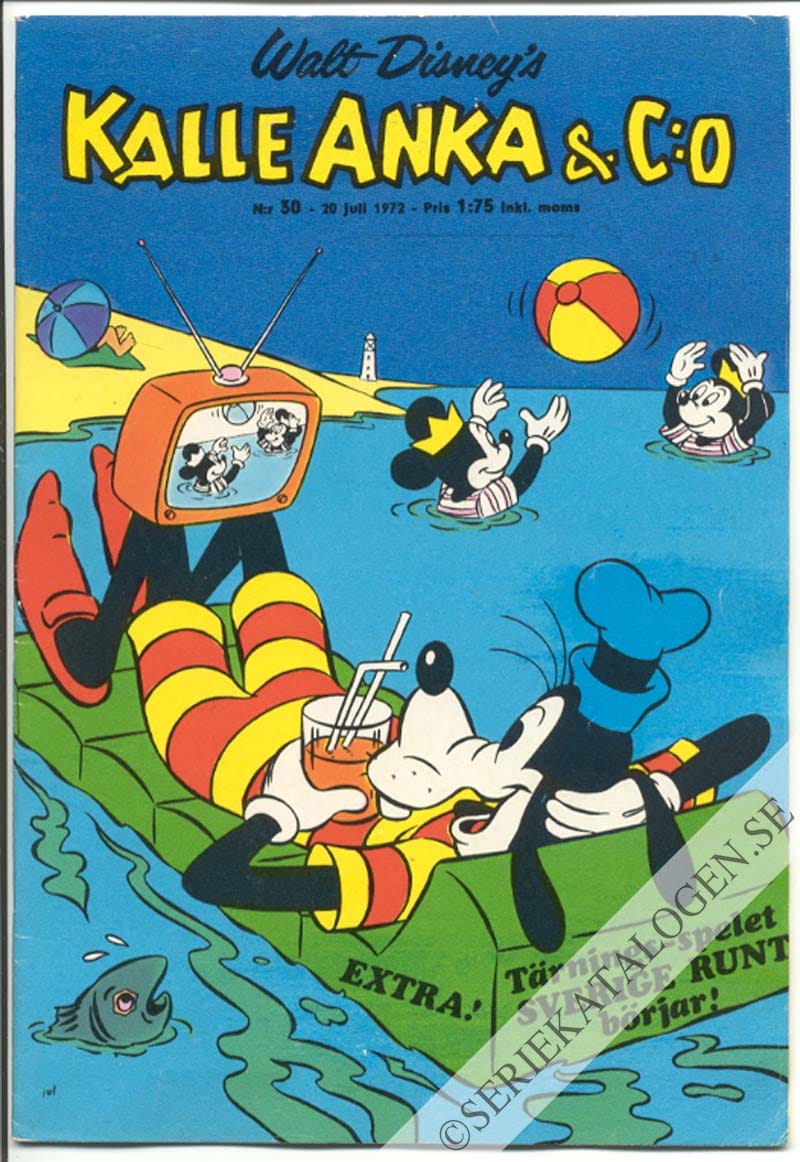 Framsida på Kalle Anka & C:o #30 (1972)