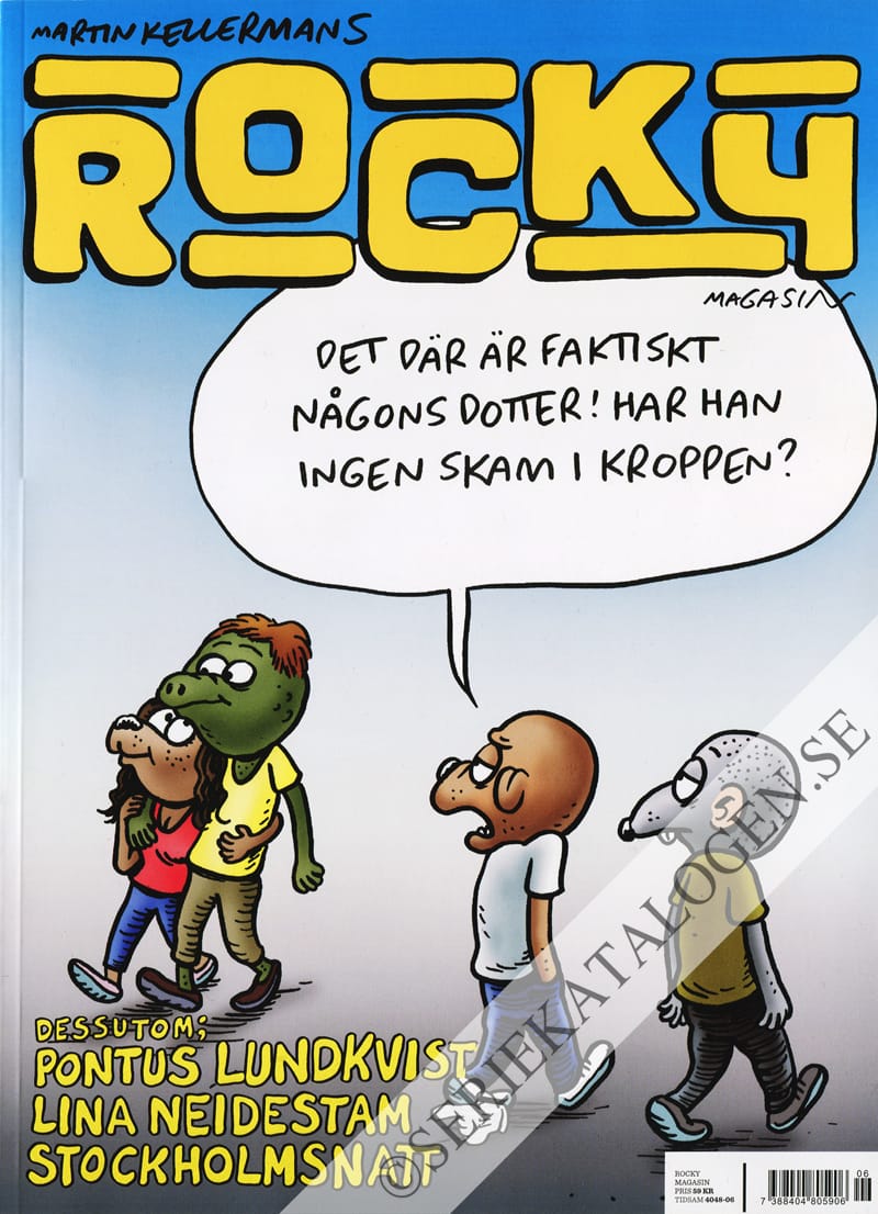 Framsida på Martin Kellermans Rocky #6 (2012)