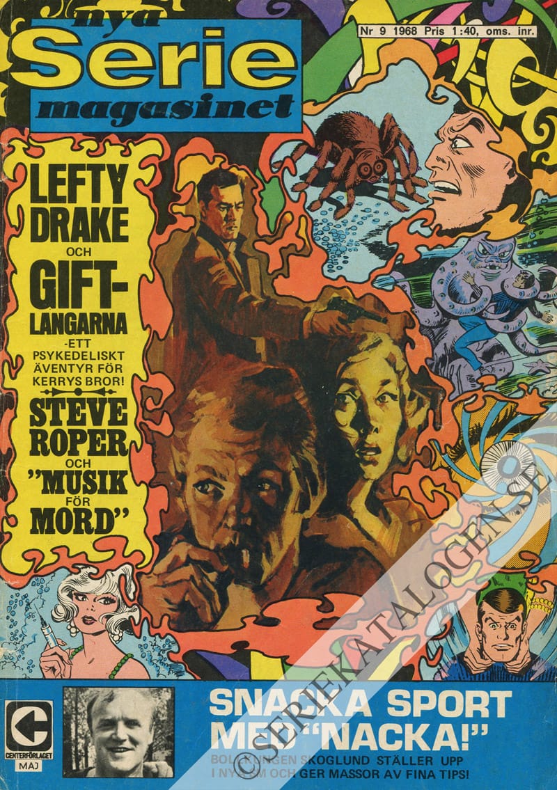 Framsida på Seriemagasinet #9 (1968)