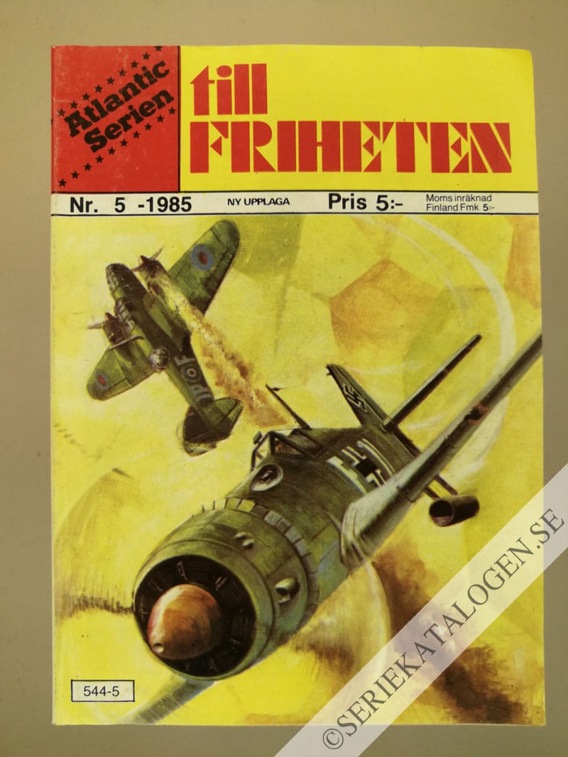 Framsida på Atlanticserien Till friheten (1985)