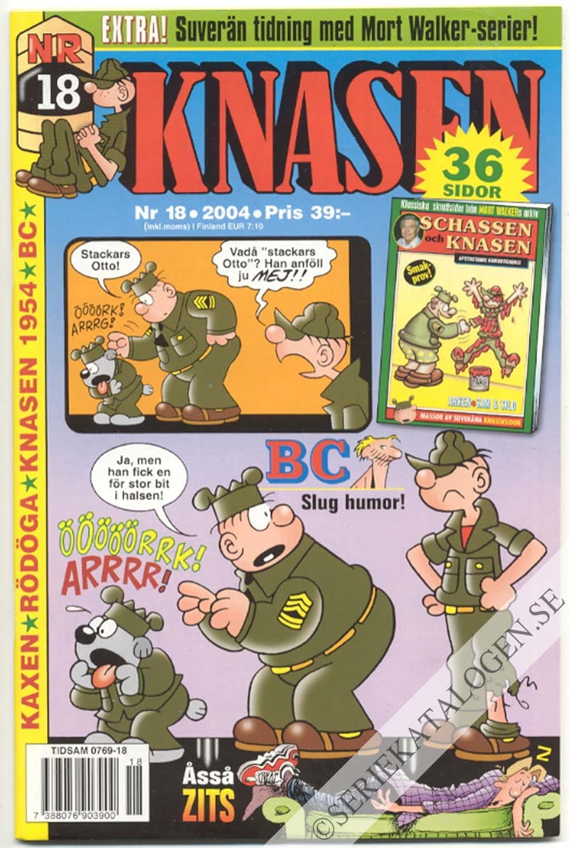Framsida på Knasen #18 (2004)