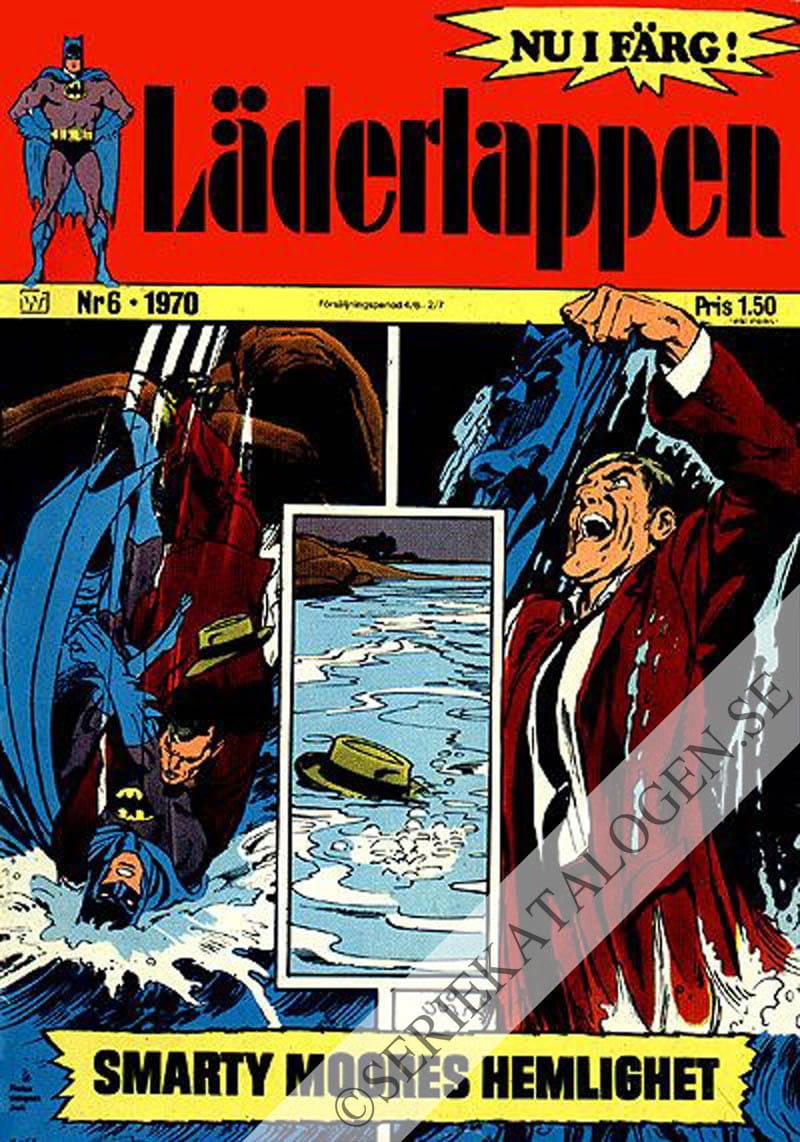 Framsida på Läderlappen och Robin #6 (1970)