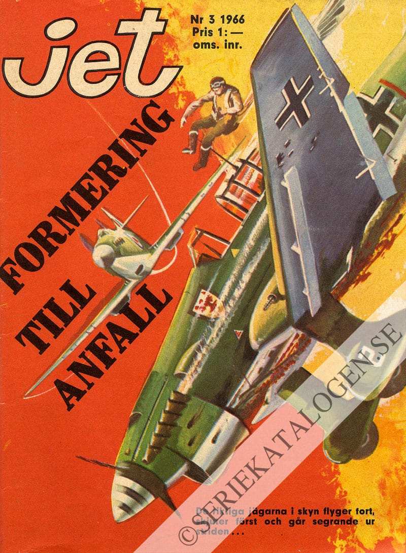 Framsida på Jet Formering till anfall (1966)