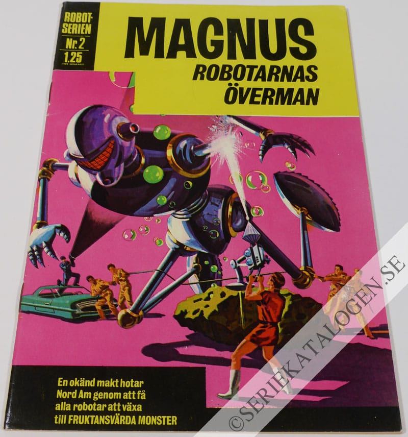 Framsida på Robotserien #2 (1968)