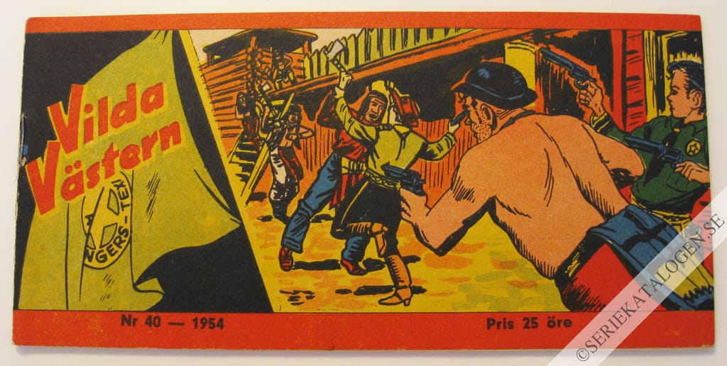 Framsida på Vilda Västern #40 (1954)
