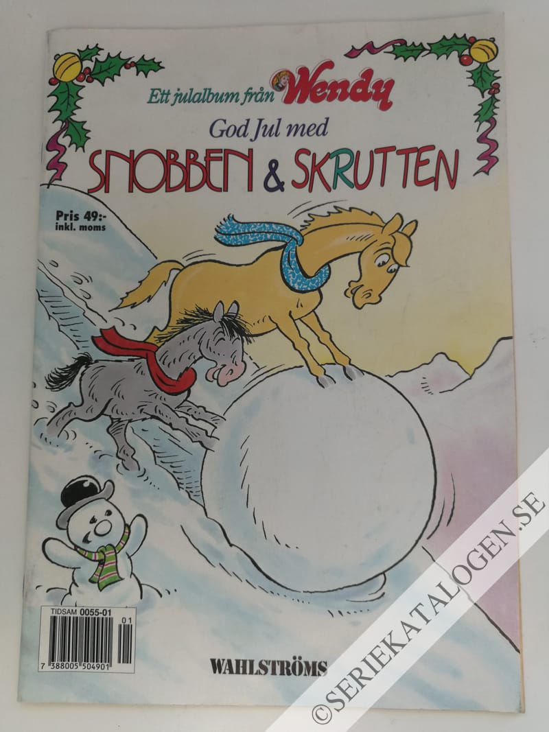 Framsida på Ett julalbum från Wendy - God Jul med Snobben & Skrutten # (1996)