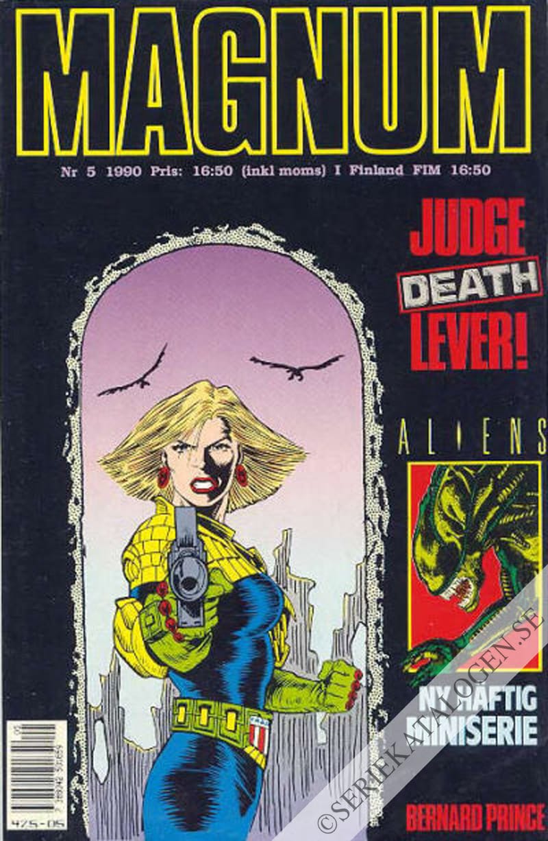 Framsida på Magnum comics #5 (1990)
