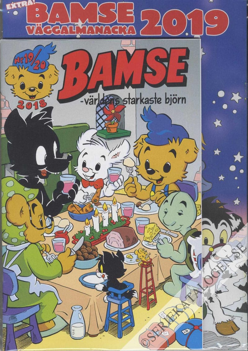 Framsida på Bamse #19-20 (2018)