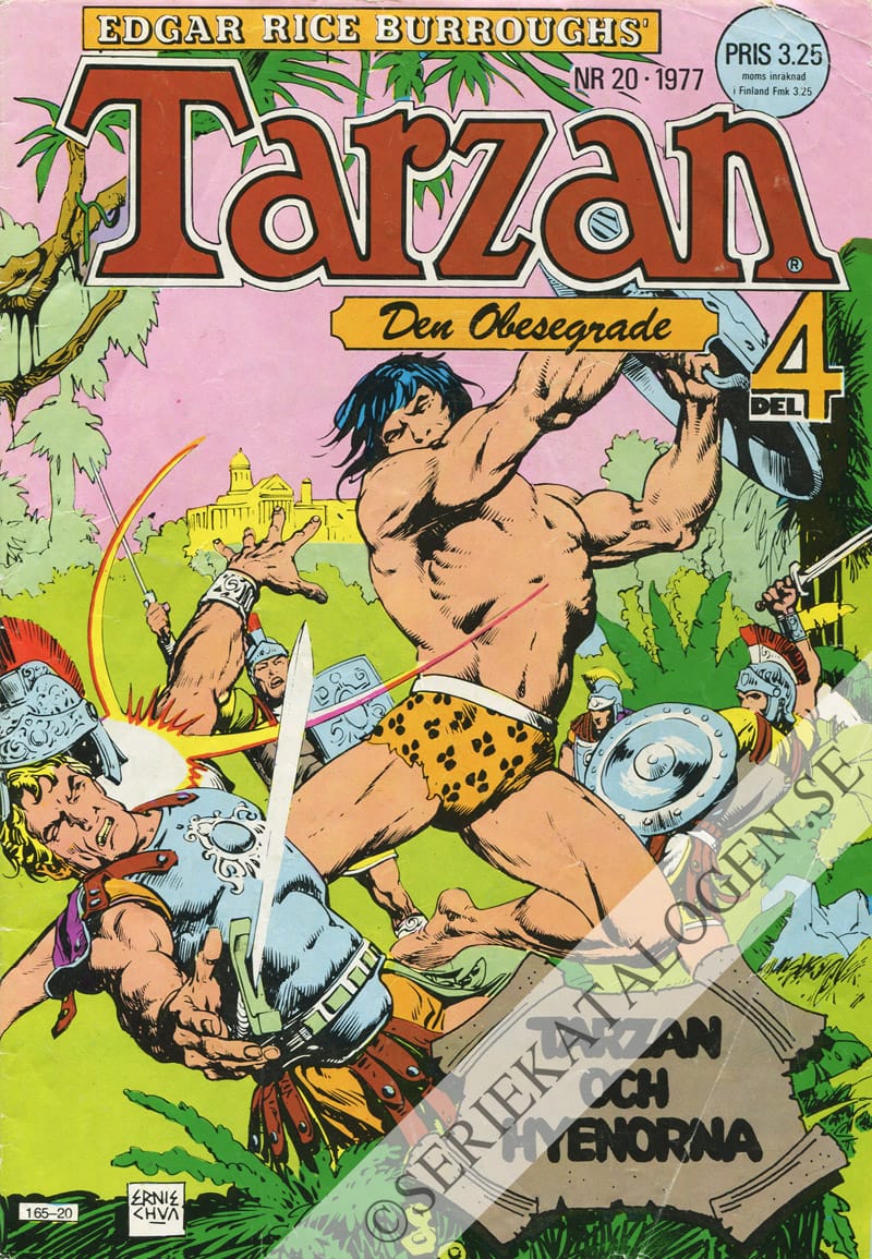 Framsida på Tarzan #20 (1977)