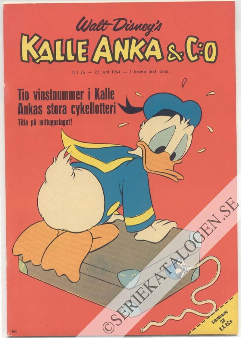 Framsida på Kalle Anka & C:o #26 (1964)