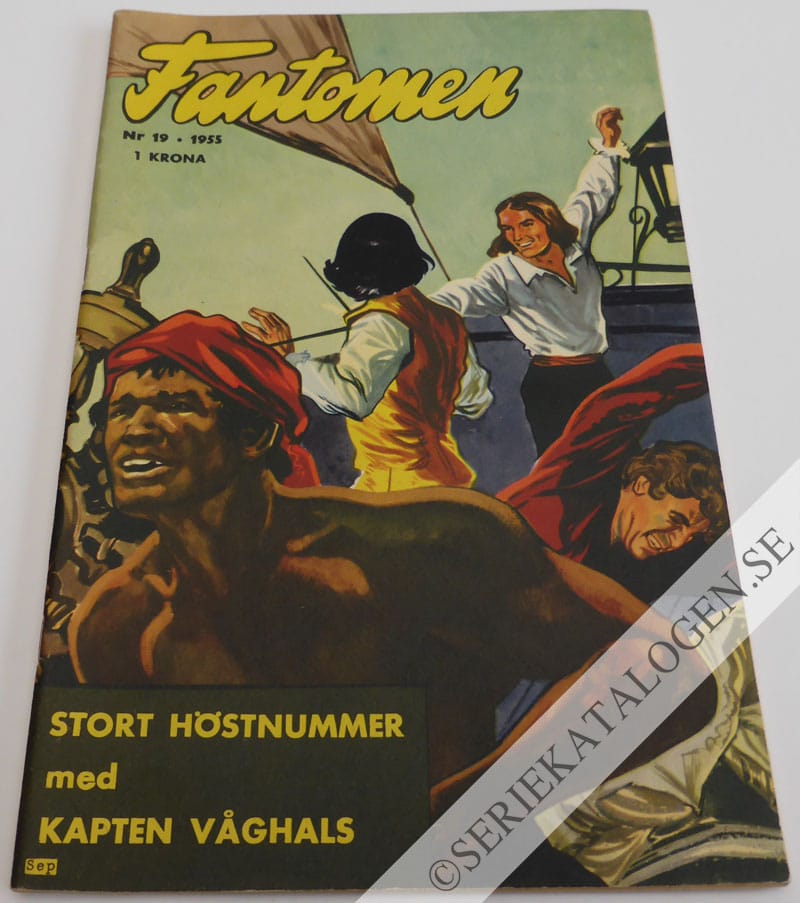 Framsida på Fantomen #19 (1955)