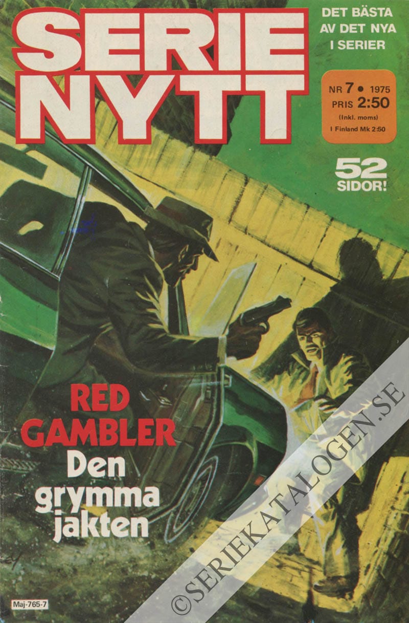 Framsida på Serie-Nytt #7 (1975)