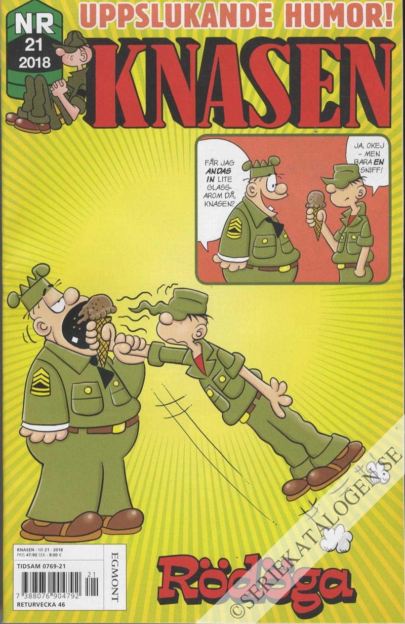 Framsida på Knasen #21 (2018)