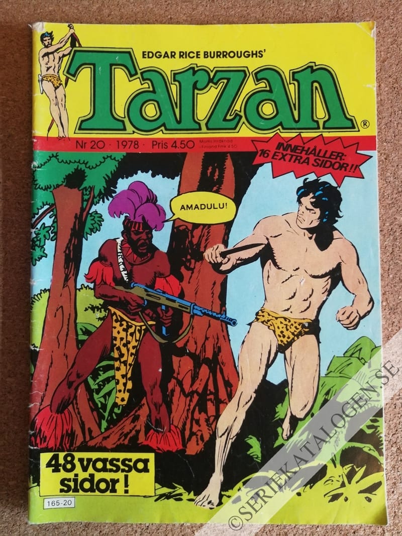 Framsida på Tarzan #20 (1978)