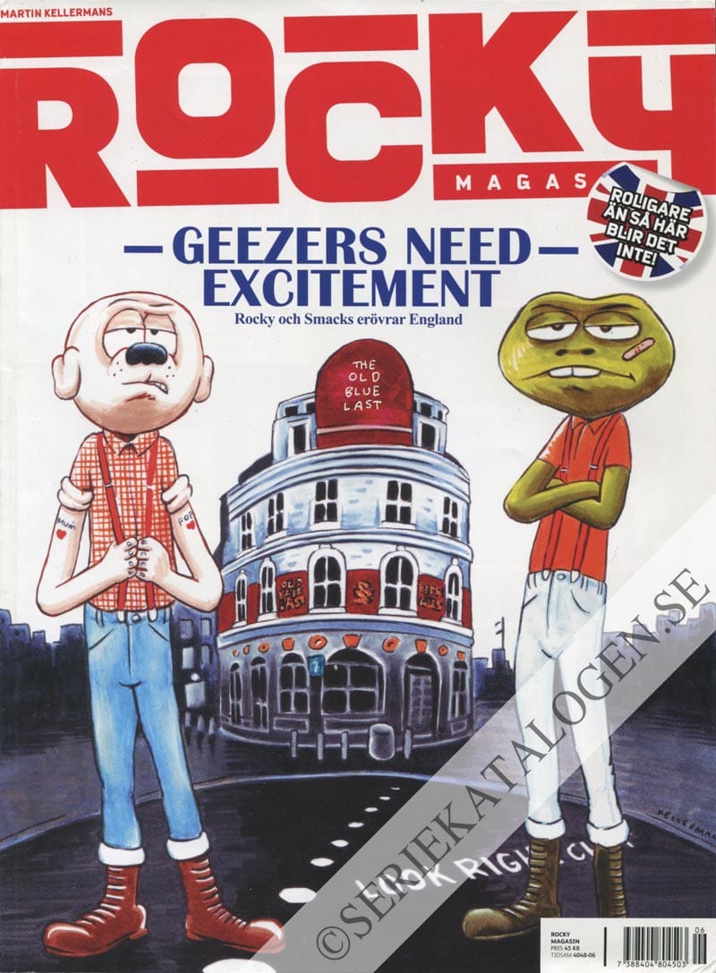 Framsida på Martin Kellermans Rocky Geezers need excitement (2008)