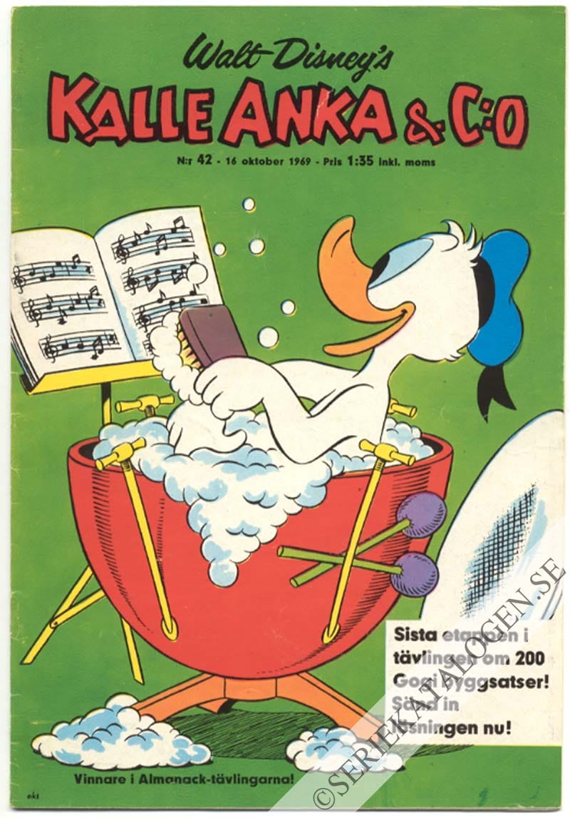 Framsida på Kalle Anka & C:o #42 (1969)