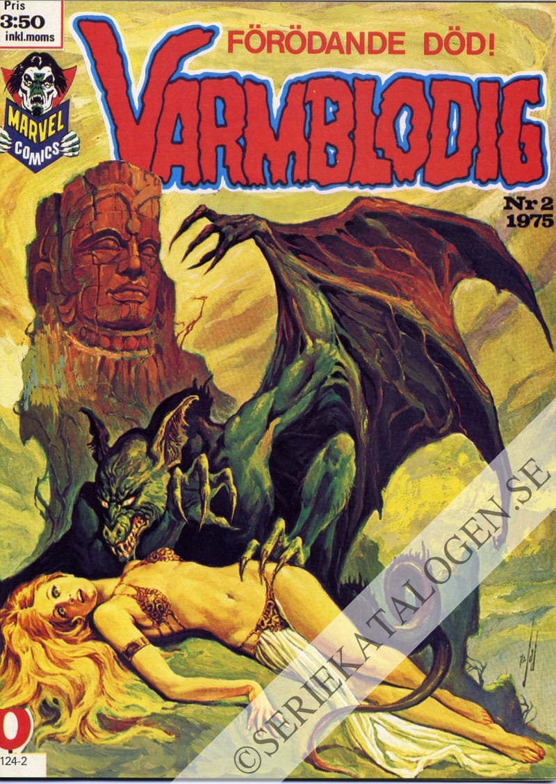 Framsida på Varmblodig #2 (1975)