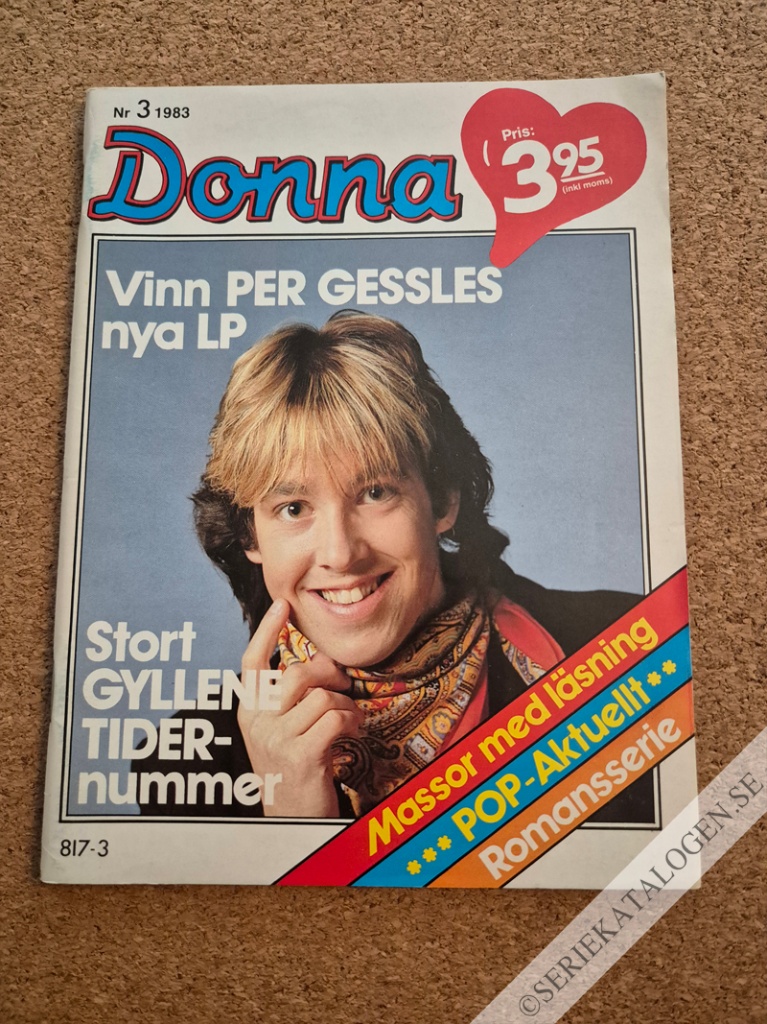 Framsida på Donna #3 (1983)