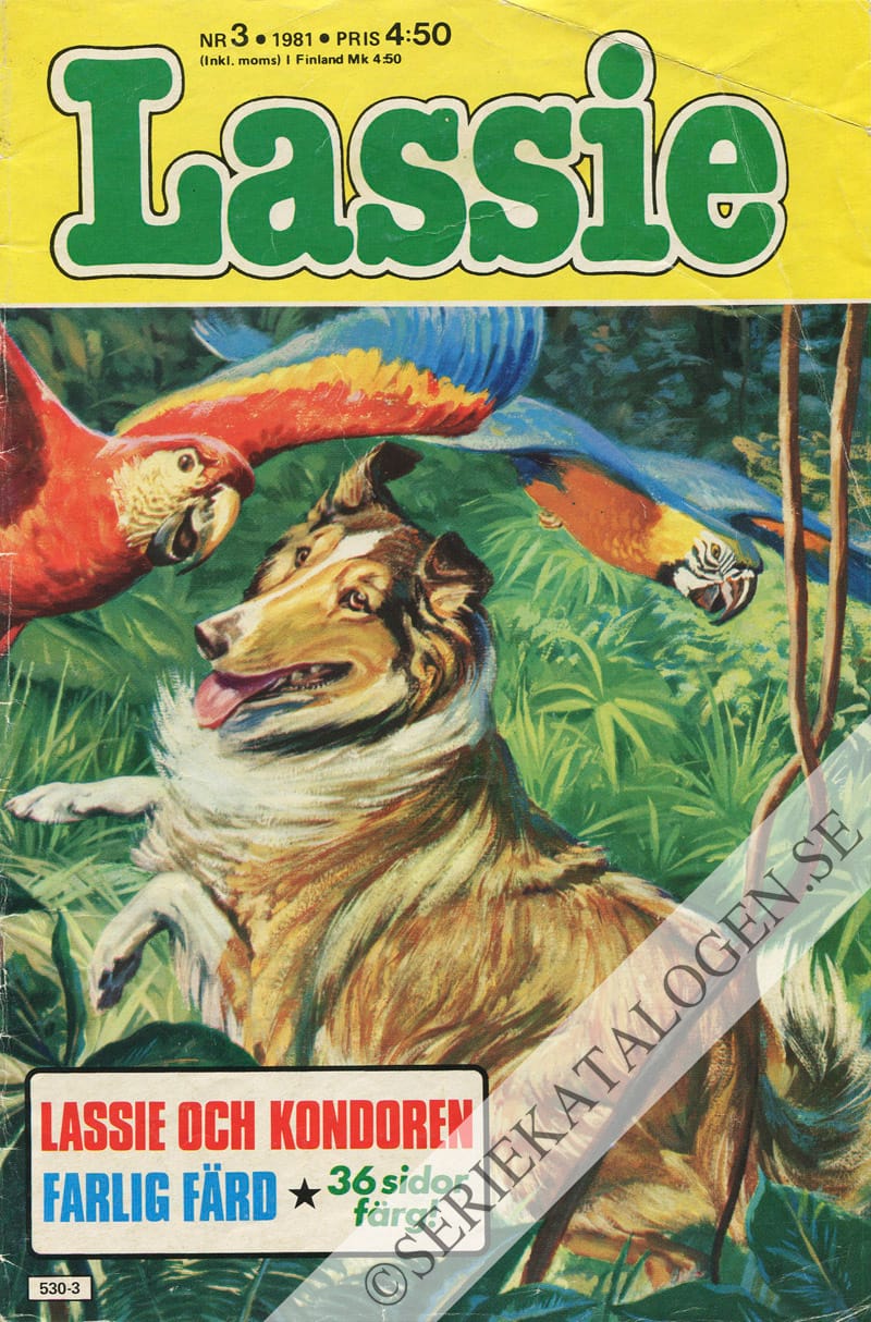 Framsida på Lassie #3 (1981)