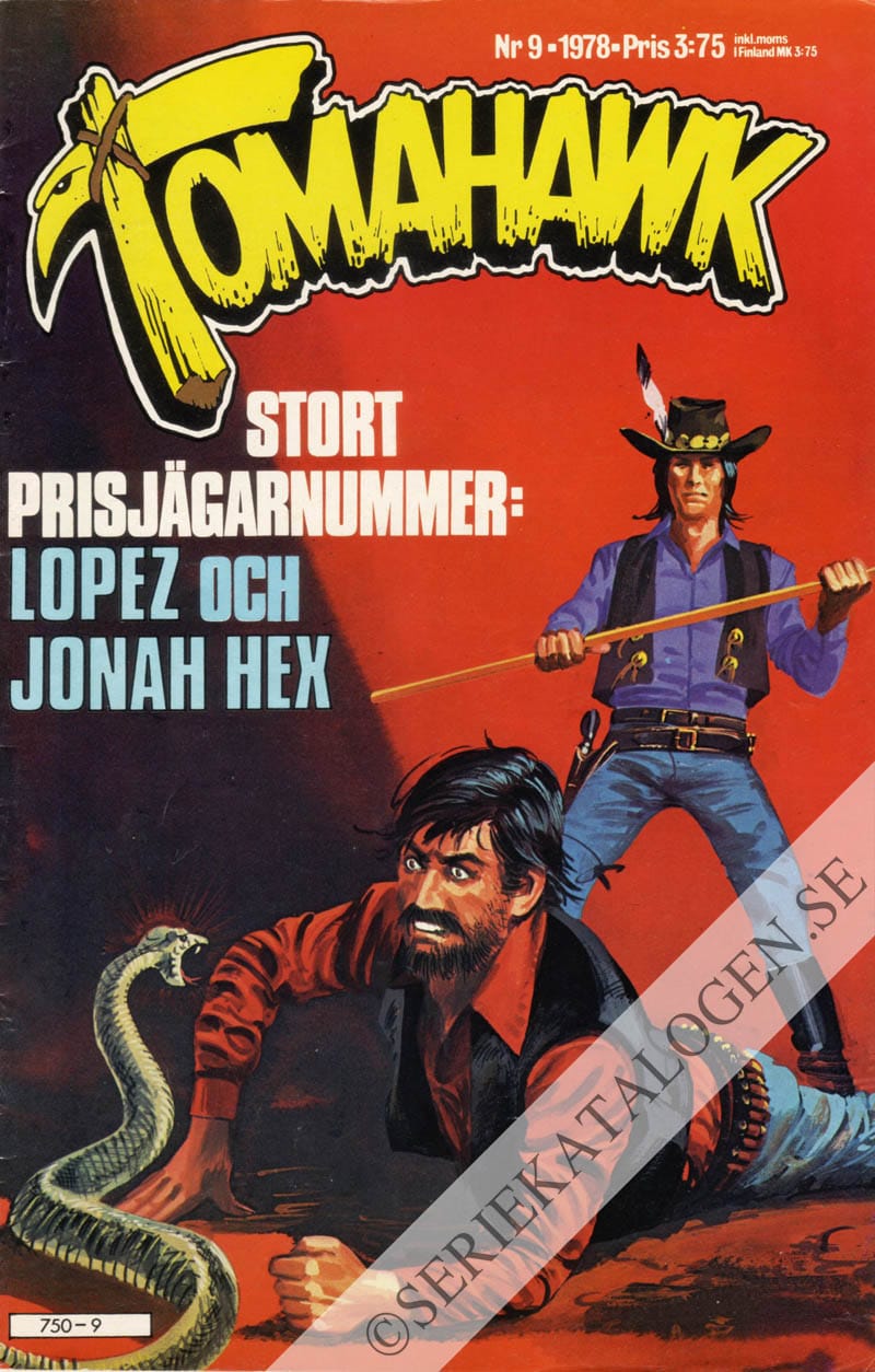 Framsida på Tomahawk #9 (1978)