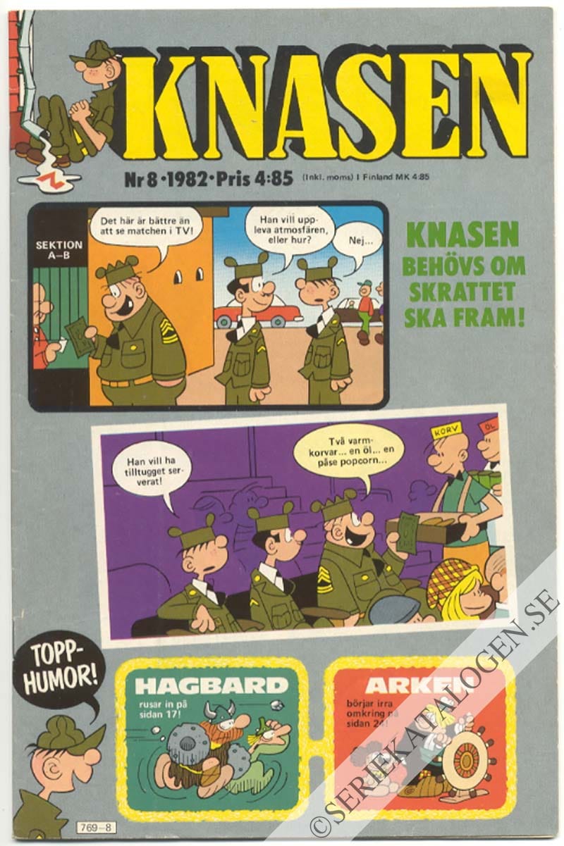 Framsida på Knasen #8 (1982)