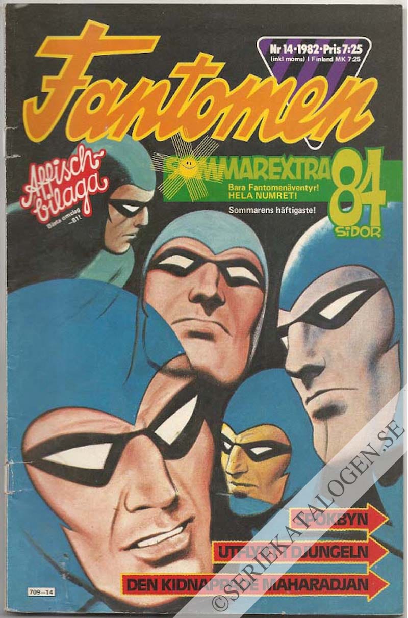 Framsida på Fantomen #14 (1982)