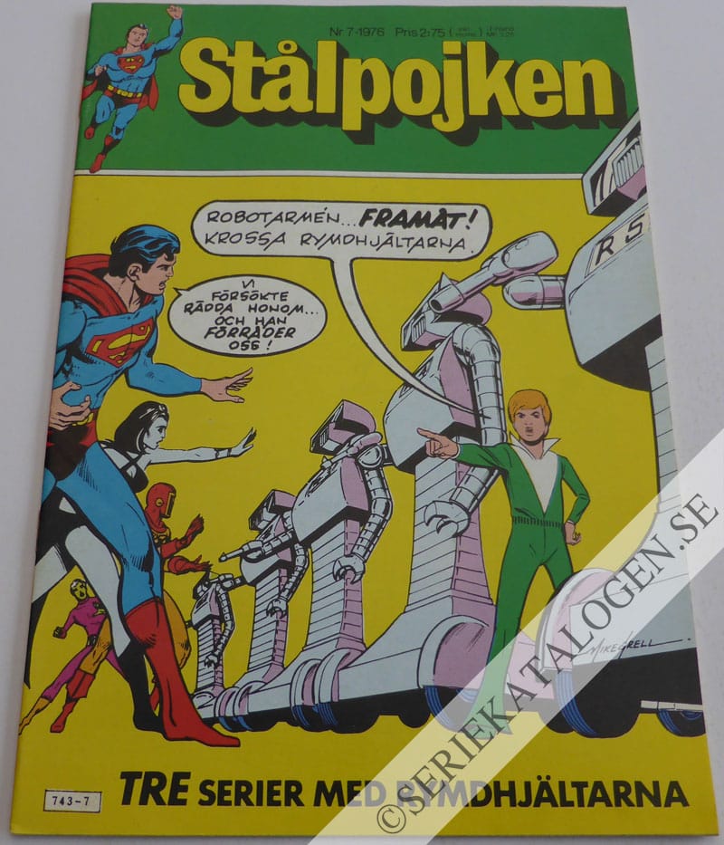 Framsida på Stålpojken #7 (1976)