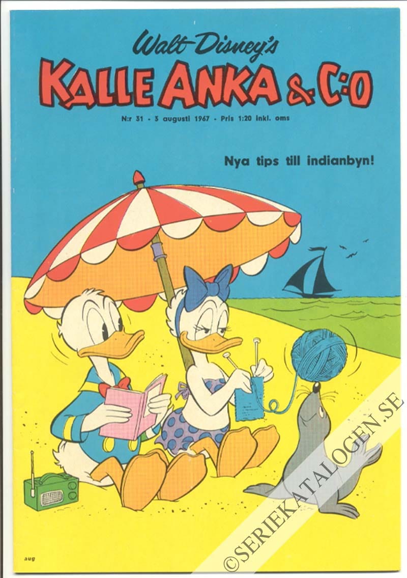 Framsida på Kalle Anka & C:o #31 (1967)