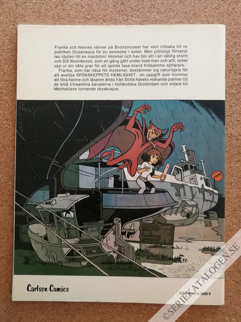 Baksida på Spökskeppets hemlighet (1981)