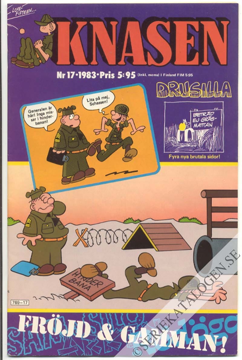 Framsida på Knasen #17 (1983)