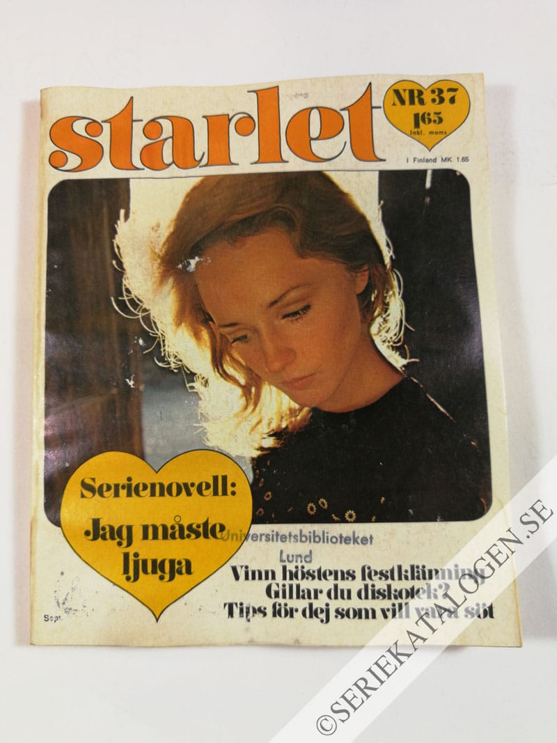 Framsida på Starlet #37 (1971)