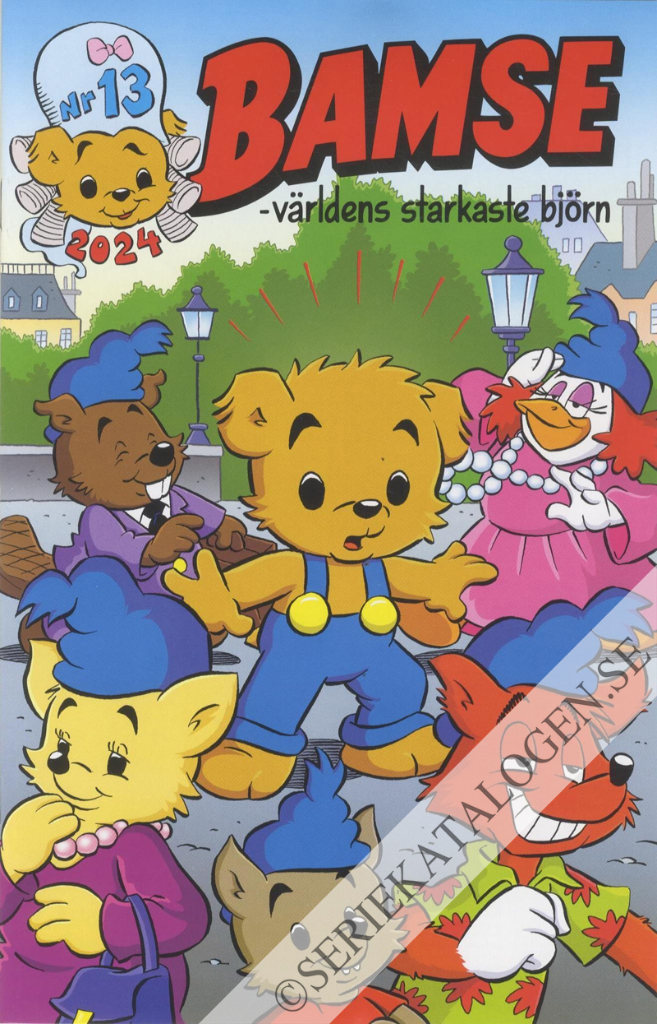 Framsida på Bamse #13 (2024)